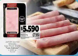 La Anonima La anonima jamón cocido feteado tipo Mont Blanc oferta