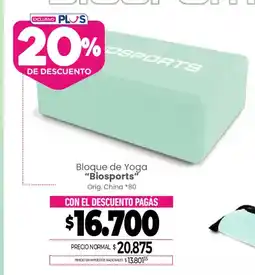 La Anonima Biosports bloque de yoga oferta