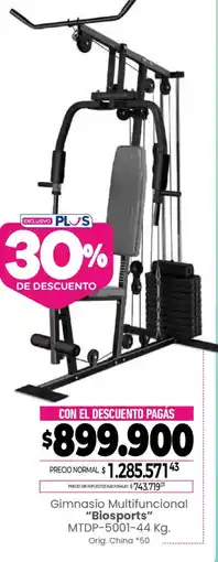 La Anonima Biosports gimnasio multifuncional oferta