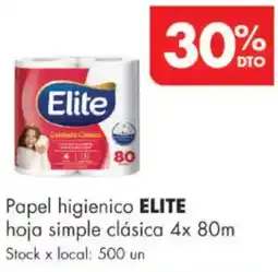 Disco Elite papel higienico oferta