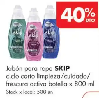 Skip jabón para ropa