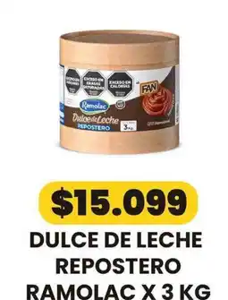 Autoservicio Capo Ramolac dulce de leche repostero oferta