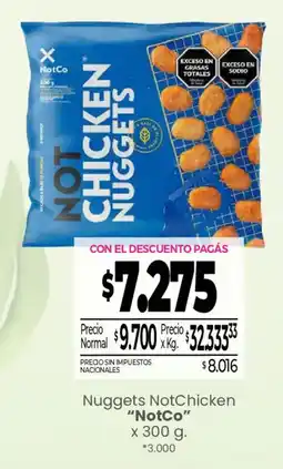La Anonima NotCo not chicken nuggets oferta