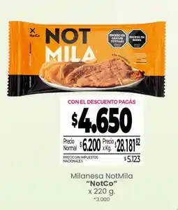 La Anonima NotCo milanesa oferta