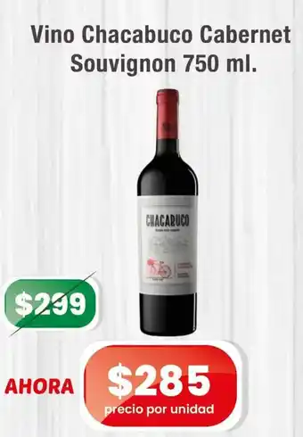 Vino Chacabuco Cabernet Souvignon 750ml