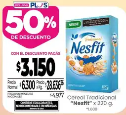 La Anonima Nesfit cereal tradicional oferta