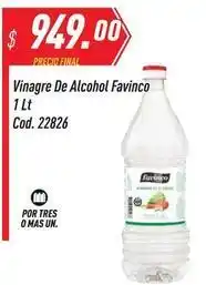 Supermercados Comodin Favinco - vinagre de alcohol cod. 22826 oferta