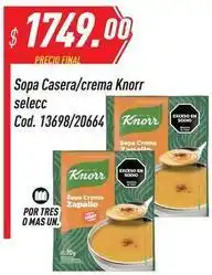 Supermercados Comodin Knorr - sopa casera/crema selecc cod. 13698/20664 oferta