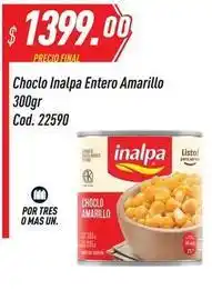 Supermercados Comodin Inalpa - choclo entero amarillo 300gr cod. 22590 oferta