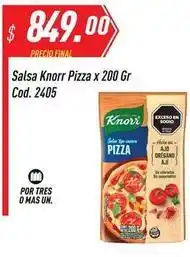 Supermercados Comodin Knorr - salsa pizza x 200 gr cod. 2405 oferta