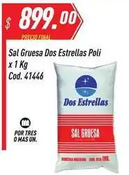 Supermercados Comodin Dos estrellas - sal gruesa poli cod. 41446 oferta