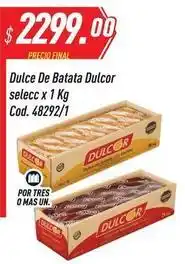 Supermercados Comodin Dulcor - dulce de batata selecc x 1 kg cod. 48292/1 oferta
