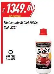 Supermercados Comodin Mas - edulcorante si diet 250cc cod. 3741 oferta