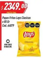Supermercados Comodin Lay's - papas fritas clasicas x 85 gr cod. 64879 oferta