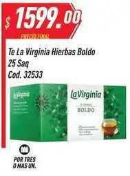 Supermercados Comodin La virginia - te hierbas boldo oferta
