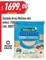 Supermercados Comodin Molinos ala - tostada arroz selecc 150g cod. 38821/19 oferta