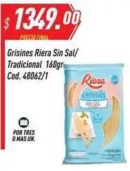 Supermercados Comodin Riera - grisines sin sal/ tradicional cod. 48062/1 oferta