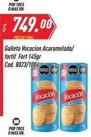Supermercados Comodin Vocacion - galleta acaramelada/fortif fort 145gr cod. 8023/1004 oferta