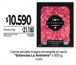 La Anonima Carne picada magra oferta