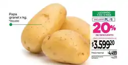 La Anonima Papa granel x kg oferta
