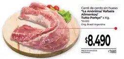 La Anonima La anónima - carré de cerdo sin hueso oferta