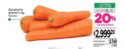 La Anonima Zanahoria granel x kg oferta
