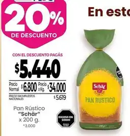 La Anonima Pan rústico oferta