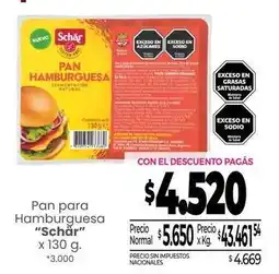 La Anonima Pan hamburguesa oferta