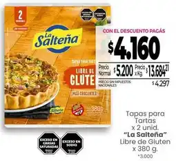 La Anonima La salteña - tapas para tartas oferta