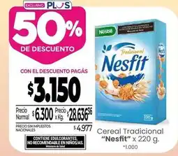 La Anonima Cereal tradicional nesfit oferta