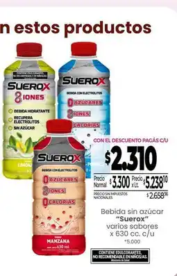 La Anonima Bebida sin azúcar oferta