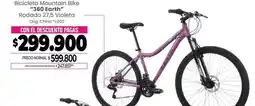 La Anonima Bicicleta mountain bike 360 earth rodado 27,5 violeta oferta