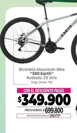 La Anonima Bicicleta mountain bike 360 earth oferta