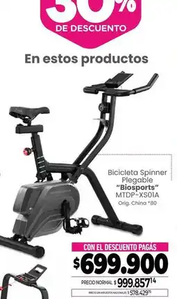 La Anonima Bicicleta spinner plegable biosports mtdp-xs01a oferta