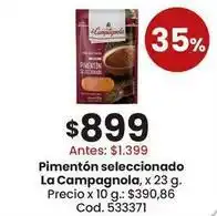 Coto La campagnola - pimentón seleccionado oferta