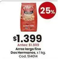 Coto Dos hermanos - arroz largo fino oferta