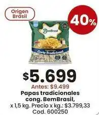 Coto Origen - papas tradicionales cong oferta