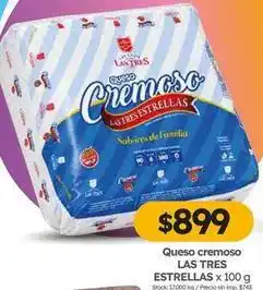 Cordiez Las tres - queso cremoso oferta