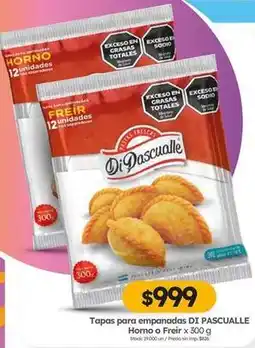 Cordiez Di pascualle - tapas para empanadas oferta