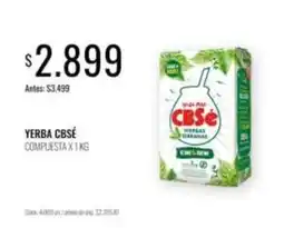 Supermercados Tadicor Cbse - yerba oferta