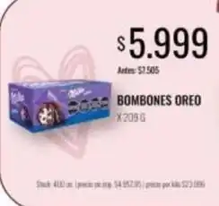 Supermercados Tadicor Oreo - bombones oreo oferta