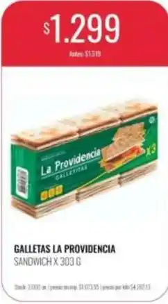 Supermercados Tadicor La providencia - galletitas sandwich oferta