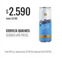 Supermercados Tadicor Quilmes - cerveza clsica lata 710 cc oferta