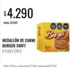 Supermercados Tadicor Swift - medallón de carne oferta