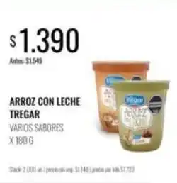 Supermercados Tadicor Tregar - arroz con leche oferta