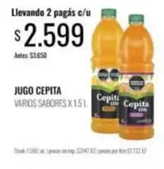 Supermercados Tadicor Cepita - jugo oferta