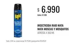 Supermercados Tadicor Raid - insecticida mata moscas y mosquitos aerosol oferta
