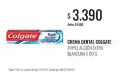 Supermercados Tadicor Colgate - crema dental triple acción extra blancura oferta