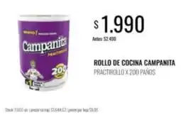 Supermercados Tadicor Campanita - rollo de cocina practirolo oferta