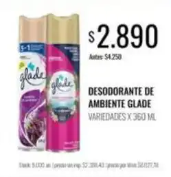 Supermercados Tadicor Glade - desodorante de ambiente oferta